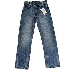 Zara Women's Blue Straight Leg Jeans
